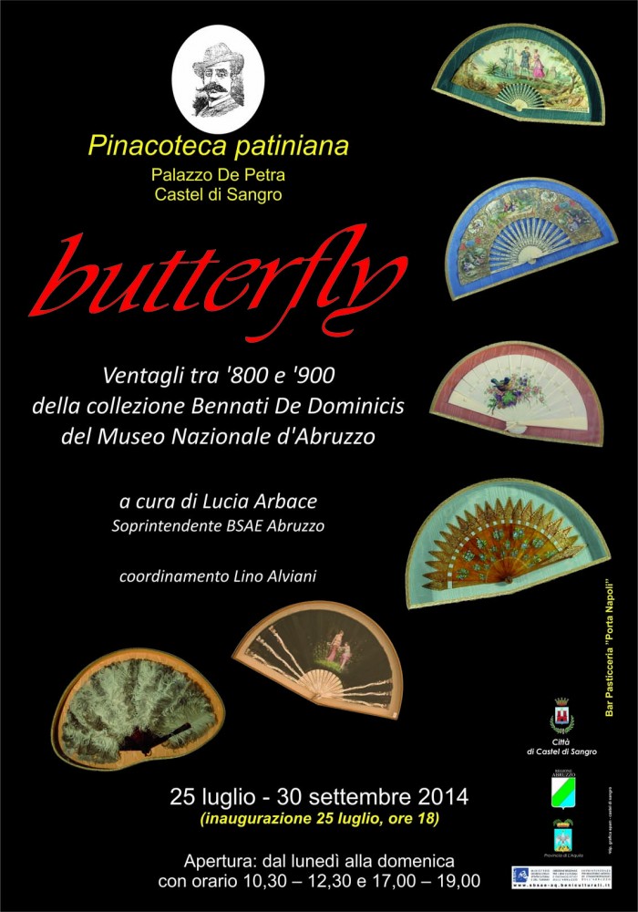 Castel di Sangro, Ventagli d'epoca alla Pinacoteca Patiniana. Tutti invitati il 25 luglio all'inaugurazione