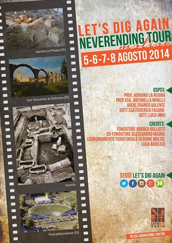 Let's dig Again, sbarca in Molise. L'archeologia in radio con "Neverending Tour"