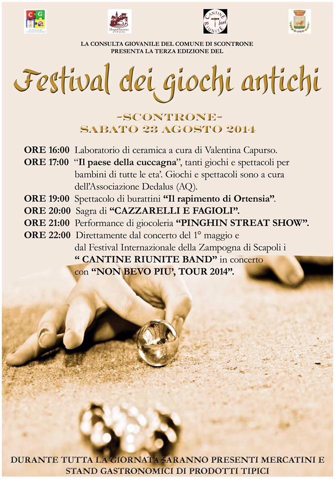 Divertimento e gastronomia al "Festival dei giochi antichi"