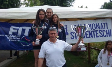 Tennis, Castel di Sangro sugli scudi: Caruso, Gasbarro e D'Aloisio vincono i campionati nazionali studenteschi