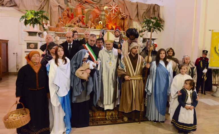 Rivisondoli, presentati i personaggi del presepe