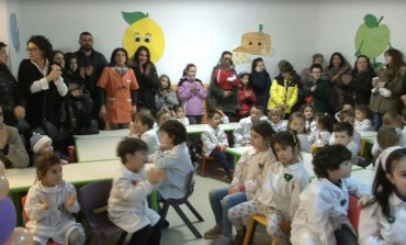 Castel di Sangro, scuola dell'infanzia: inaugurazione mensa e sala polifunzionale