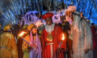 Rivisondoli, grande folla al presepe dell'integrazione e della pace tra i popoli