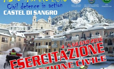 Castel di Sangro, esercitazione di protezione civile