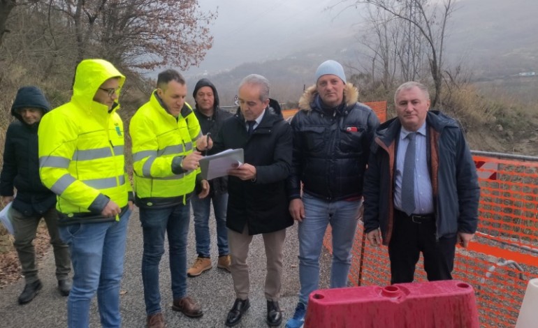 Provincia dell'Aquila, partono i lavori sulla S.S. 82 in località San Giovanni