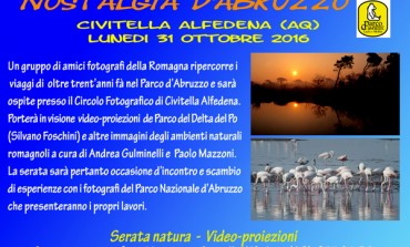 Civitella Alfedena, serata fotografica 'Nostalgia d'Abruzzo'