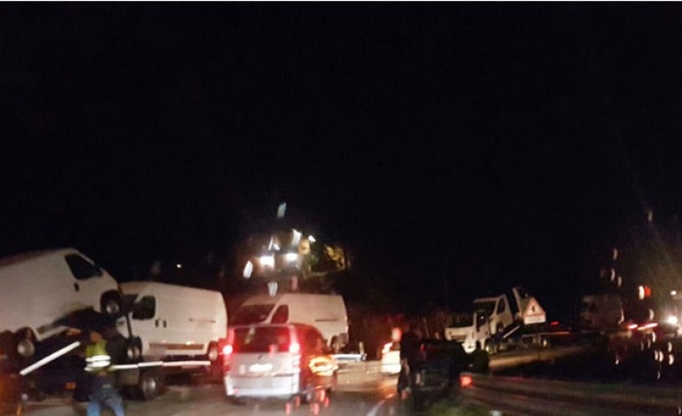 SS. 158 - Automobile contro bisarca, spaventoso incidente a Colli a Volturno