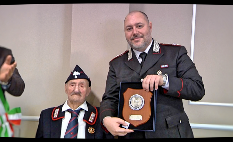 100 anni di Alfredo Bonanotte, Ateleta e Carabinieri in festa per il traguardo