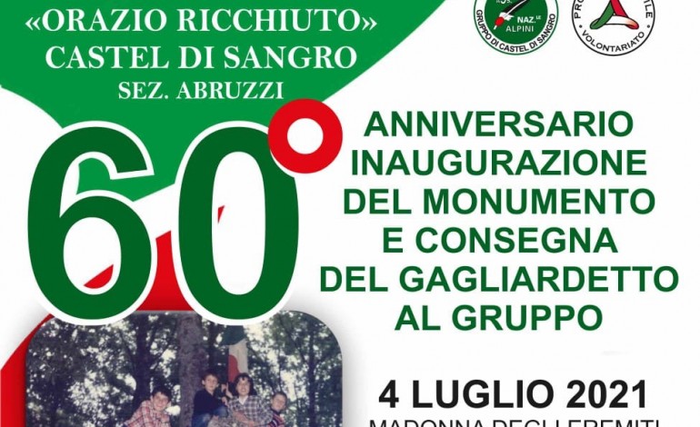 Madonna degli Eremiti a Castel di Sangro, si festeggia il 60° anniversario del Monumento ai Caduti