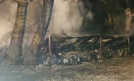 Incendio al Ranch Brionna di Castel di Sangro: sei quad distrutti, danni alla struttura