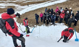 Meteomont e sicurezza in montagna: esercitazione a Campo Felice con i Carabinieri Forestali e il Soccorso Alpino