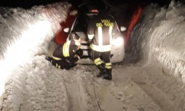 Roccaraso, brutto scherzo del navigatore: famiglia di romani sbaglia strada e resta bloccata dalla neve