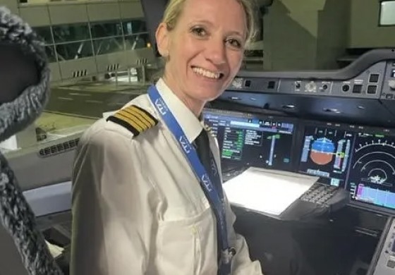 Deborah Rossi accende le luci della pista di decollo, prima comandante della ITA Airways