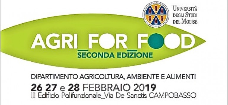 ‘Agri for food’, 3 giorni di orientamento organizzati dall’Unimol a Campobasso