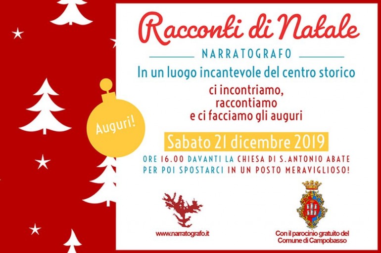 “Racconti di Natale”, appuntamento a Campobasso sabato 21 dicembre