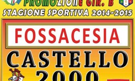 Ecco il calendario del campionato di promozione del Castello 2000