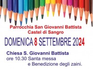 Benedizione degli Zaini: La Comunità di Castel di Sangro si prepara al Nuovo Anno Scolastico