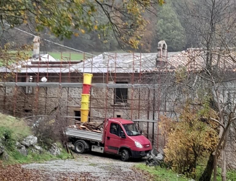 L’eremo di Sant’Antonio a Pescocostanzo rinasce, iniziati i lavori di restauro