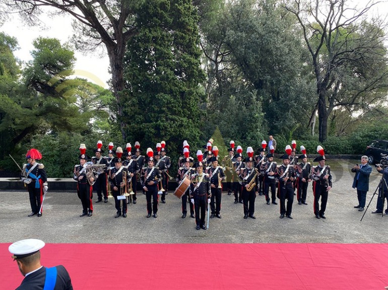 La Fanfara del 10^ Reggimento Carabinieri “Campania” Napoli alla 7^ Festa della Mela