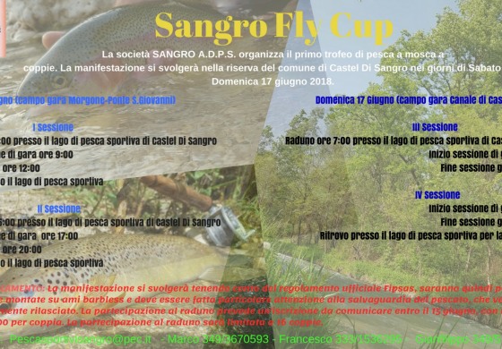 Pesca - Castel di Sangro, 1^ edizione di 'Sangro Fly Cup'