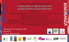 Convegno a Pescasseroli, "Violenza = Ignoranza"