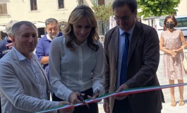 Ritiro del Napoli a Castel di Sangro, inaugurato il padiglione Abruzzo a Piazza Plebiscito