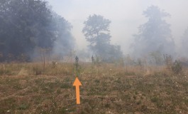 Incendio Ateleta, Vigili del Fuoco e volontari combattono per domare le fiamme