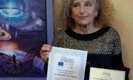 Castel di Sangro, Almerinda Di Carlo lascia il segno al 'Premio eccellenza europea'