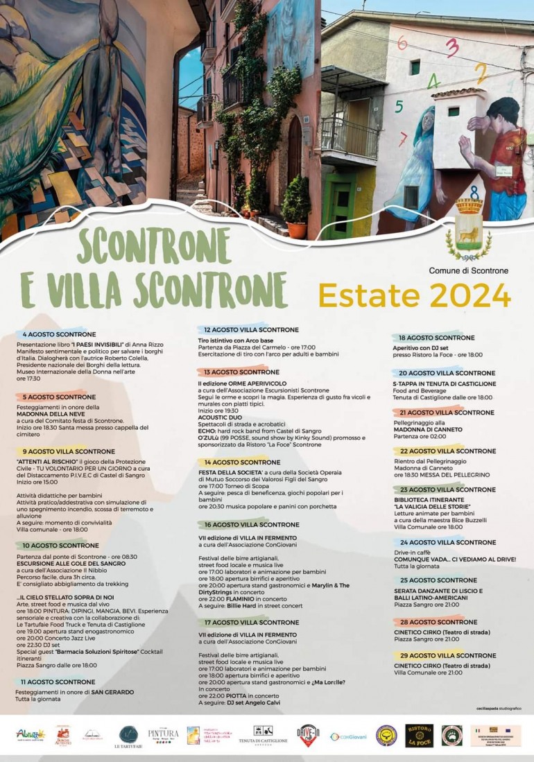 Un’Estate di Eventi a Scontrone e Villa Scontrone: Divertimento, Cultura e Tradizione