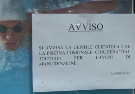 La piscina d'Isernia riapre i cancelli il 15 settembre.