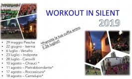 Isernia, scoppia la febbre del "Workout in Silent" tra i borghi della Pentria