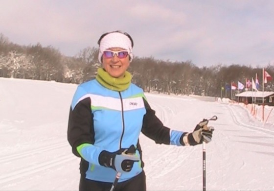 La campionessa Sabina Valbusa è tornata a sciare a Capracotta: nel 1997 salì sul podio dei campionati italiani di fondo