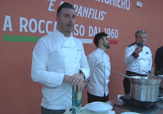 Roccaraso, conclude in bellezza la rassegna con gli stellati della gastronomia: William Zonfa svela le sue ricette agli studenti del De Panfilis