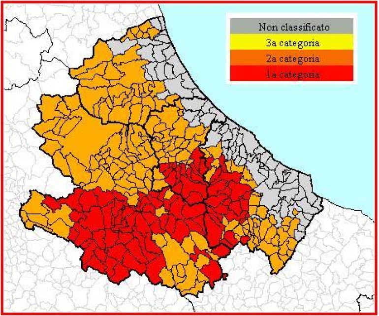 Abruzzo, prevenzione rischio sismico: individuazione dei destinatari