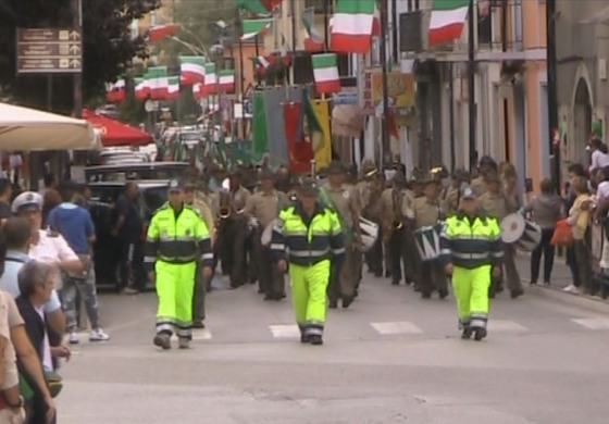 Castel di Sangro dà il benvenuto agli alpini della sezione Abruzzo