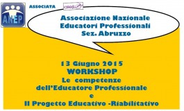 Anep, workshop a Castel di Sangro: L'Educatore Professionale e il progetto educativo-riabilitativo