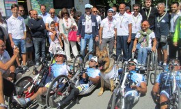 Castel di Sangro abbraccia gli atleti del 'Handbike'