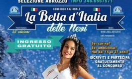 Castel di Sangro sede del concorso "bella d'Italia delle nevi"