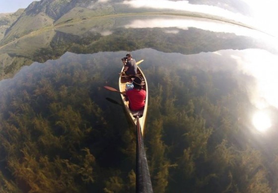 Domenica sul lago del Matese in canoa con Molise Avventura