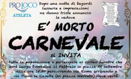 Ateleta, divertente funerale a Carnevale: domenica 11 febbraio