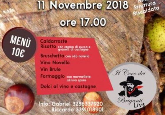 Cerro al Volturno, weekend ricco di eventi: domenica 'Castagn e Vin'