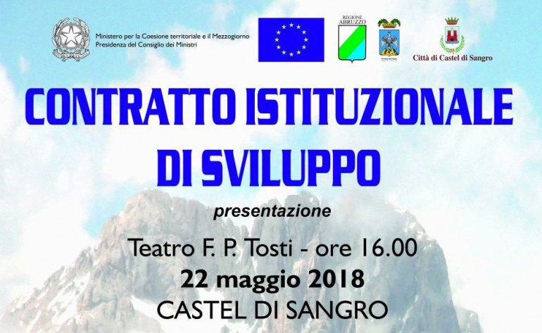 Il ministro De Vincenti a Castel di Sangro per illustrare il contratto istituzionale di sviluppo