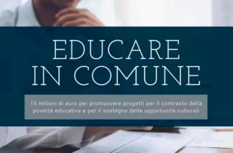 Educare in comune, Castel di Sangro aderisce al bando del Governo