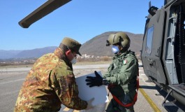 Coronavirus Molise, a Campochiaro l'esercito consegna mascherine e indumenti