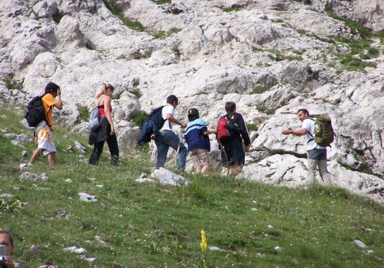 Turisti innamorati del Parco Nazionale d'Abruzzo, Lazio e Molise