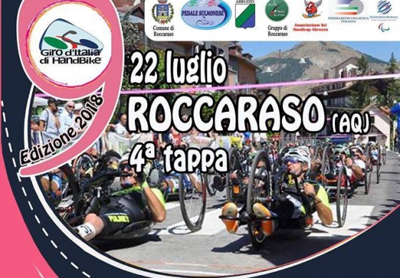 Handbike, 4^ tappa del giro d'Italia a Roccaraso