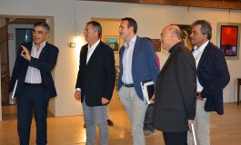 Rivisondoli, all'inaugurazione della Pinacoteca i governatori D'Alfonso e Di Laura Frattura