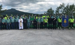 La Panchina dell'Abbraccio realizzata dal Gruppo Alpini Protezione Civile di Ateleta