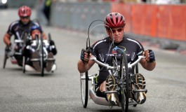 Il giro d'Italia "Handbike" passa per Castel di Sangro