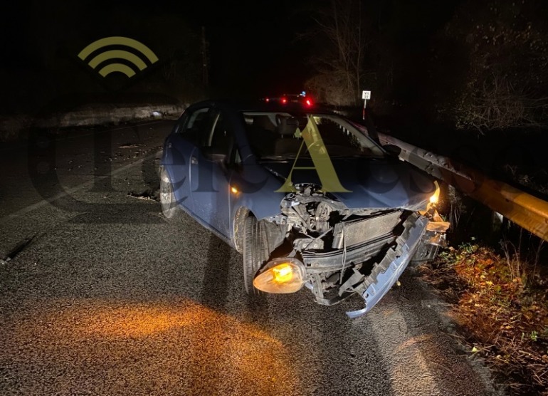 Incidente a Castel di Sangro sulla Fondovalle Sangro: utilitaria contro animale, conducente illeso